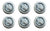 6 - Recessed Full 360 Swivel 6000# Rated Rope D Ring Tie Down Trailer Truck Car (RR06-6)