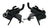 Pair Weight Distribution Trailer Hitch Chain Hook Bracket Equalizer Tongue Sway (W5DH)