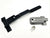 Black Swivel Cam Bar Trailer Latch Handle Door Cambar Cargo W/ Gray Lock (CB-BLK-CBLG)
