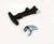 Rubber Hood Catch and Steel Bracket BOAT RV CAMPER (LWJ201A)