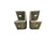 2- Steel Hangers 1.91" Wide 2" Height 3" Long Trailer Leaf Spring Axle Weld-On (H-2.125-KITOF2)