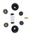 1" Diameter Brake Cylinder Rebuild Kit Dexter 12-1/4" x 3-3/8" Brakes 8K 4 Bolt (K71-080-00)