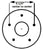 1- 5x5.5 3500# 5 Lug Brake Drum with 10" Electric Left Hand Backing Plate (94555-B-IMP-L)