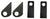 Weld On Steel Ramp Gate Holder Hinge plates HD Equipment Trailer for 1.5" shaft  (RM-5/7x4)