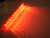 1 - 15" LED Slimline Trailer Stop Turn Tail Brake Red Light Clear Lens Truck (J-535-RC)