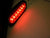 12- 6" LED Light Oval Stop Turn Tail Red Red 7 Diode Grommet Trailer Truck RV (J-67-R-LOTOF12)