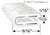 1 FT - 1/16" White Edge Trim Lok Camper Trailer Seal Lock RV Boat (TS100W-6)