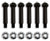 6 (SIX) KIT 3500# Trailer Axle Spring Shackle Grease Type Eye "wet" Bolt 9/16 x3 (FA-7-187-KITX6)