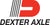 Four - DEXTER Electric Brake Nev-R-Adjust 12" inch Backing Plate (23-458-459-2X)