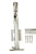 2500# RAM Bolt on Heavy Duty Drop Leg Marine Trailer Jack with Foot (MJSQ-2500B-KIT)
