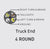 4 Way Round Pin Female Truck Plug, Metal Casing (R4CD)