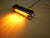 1 -USA TecNiq Amber Marker Turn  3 LED EON Light w/Vertical SS Mount Motorcycle  (E03-ASV3-1)