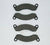 (K71-180-00-RP) 10k 12k Trailer Axle Disc Brake Pad KIT Set Fits Dexter K71-180-00 kit