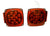 PAIR Boat Trailer LED Box Red Brake Stop Turn Tail Camper Under 80 w/ Wire Leads (J-24245 + J-24245L)