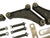 Greaseable Tri Axle Trailer Spring Suspension Rebuild Kit Camper Repair Wet Bolt (SRK-3A-WB-LE)