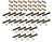 Triple Axle Spring Suspension Kit With Brass Bushings & Grease Wet Bolt (RK-3A-WB-BB-NS)