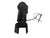 Adjustable Coupler Collar Style 2-5/16" Ball Size 12.5K Rated Black Powder Coat (COCTA-296-KIT)