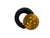 2" Amber Round Sealed Lamp Clearance Marker Light 4 LED Grommet Mount Trailer RV (J-15-AK)