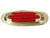 Maxxima LED Red Oval Marker Clearance Light Chrome Trim RV Trailer Truck (M72270R-KIT)