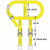 2-Side Mount Wheel Net Strap Cam Buckle Ratchets Flat Hooks Trailer Truck Cargo (SMWN2R51FH-2)