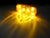 1 - 2 x 4 Double Bulls eye LED Amber Clearance Marker Light Surface Mount (J-325-A)