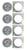 4 - Recessed Full 360 Swivel 6000 Rated D Ring Tie Down w/ Backing Plate Trailer (RR06-BP-4)