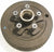 1- 5x4.5 3500# 5 Lug Brake Drum With 10" Right Hand Electric Backing Plate (94545-B-IMP-R)