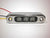 1 -USA TecNiq Amber Marker Turn  3 LED EON Light w/Vertical SS Mount Motorcycle  (E03-ASV3-1)