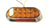 1-6” Oval Flange Mount 10 LED Lens Amber Light Chrome Bezel Trailer Truck  (J-66-FA + J-65-BZ-C)