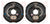 Pair of Dexter Genuine 7000# Trailer Electric Brake Backing Plate 12 x 2 (023-180-181)