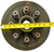 1-8x6.5 Drum 8 Lug 9/16" Studs w 12" Left Side Dexter Never Adjust Backing Plate (821913-B-FSA-DEX-L)