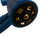 7 Way Plug Pre-Wired Trailer ARTIC BLUE Cord Junction Box 8 Ft Wiring Cable Cold Weather (J-JB-8FT)