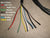 7 Way Trailer End Molded Plug w/ 12 feet of 7 Jacketed Wires RV Double Contact (J-7127-WH)