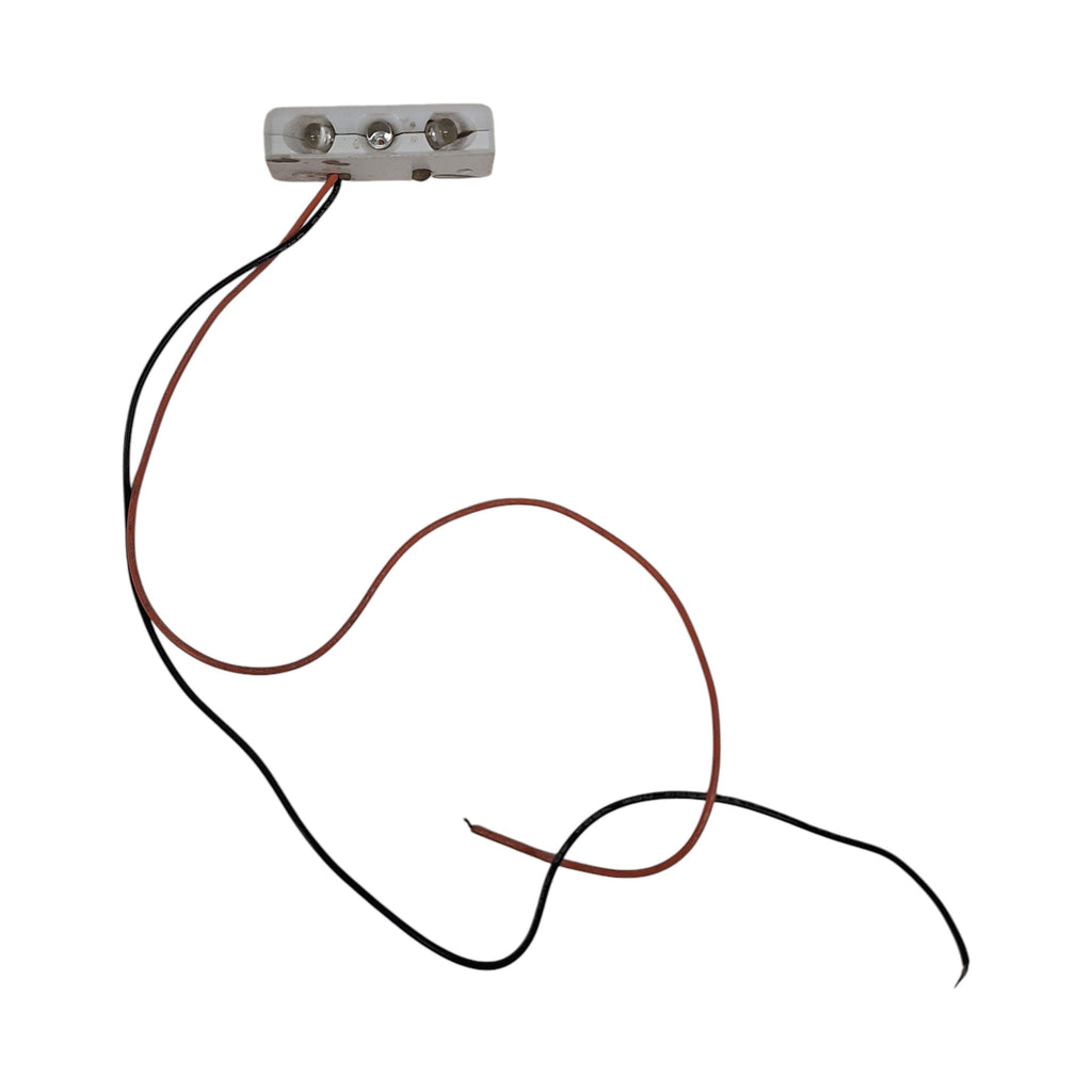 Amber 3 LED Thin Step Light Pool Truck Trailer RV White (003-1100-1)