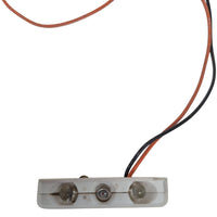 Amber 3 LED Thin Step Light Pool Truck Trailer RV White (003-1100-1)