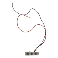 Amber 3 LED Thin Step Light Pool Truck Trailer RV White (003-1100-1)