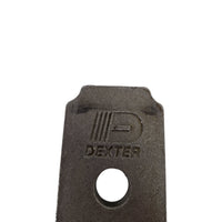 Pair (2) of Spring Perch, Dexter, 3.5" Round Tube, Fits 8K 3.5" Tube Axles, (003-672-00LOTOF2)