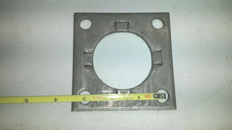 Trailer Brake Backing Plate Flange 3500# Axle 2.27" 4 HOLE bolt square bracket (004-035-00)