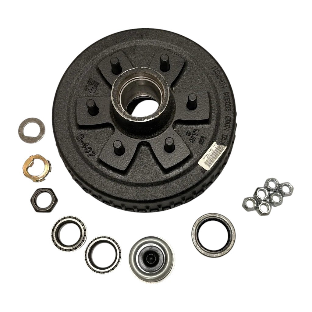 Dexter 4400 lb Hub Drum Kit 008-407-05-Kit, 6 on 5.5, 10" x 2.25" (008-407-05-KIT)