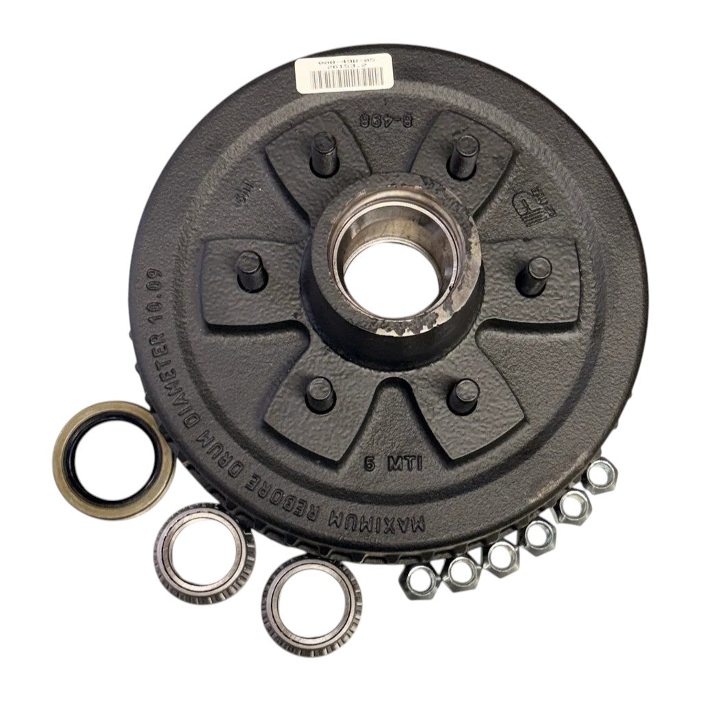 Dexter D44 Hub Drum Kit 6x5.5 10x2.25 Straight Spindle Post-2022 (008-498-05-KIT)