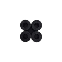 FOUR- 9/16" Nylon Bushing - .57" ID 1.31" OD 2" Long Trailer Leaf Spring Axle (014-054-01X4)