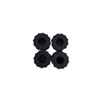 FOUR- 9/16" Nylon Bushing - .57" ID 1.31" OD 2" Long Trailer Leaf Spring Axle (014-054-01X4)