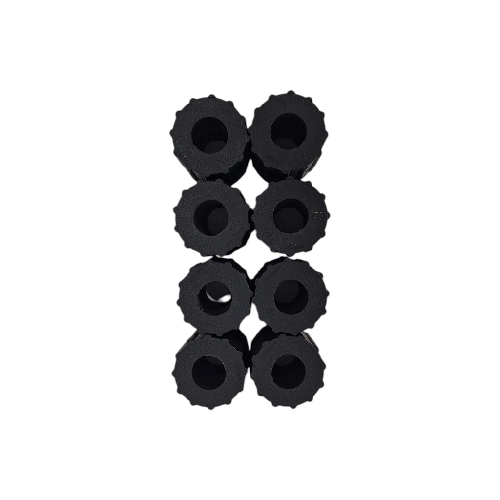 EIGHT - 9/16" Nylon Bushing - .57" ID 1.31" OD 2" Long Trailer Leaf Spring Axle
