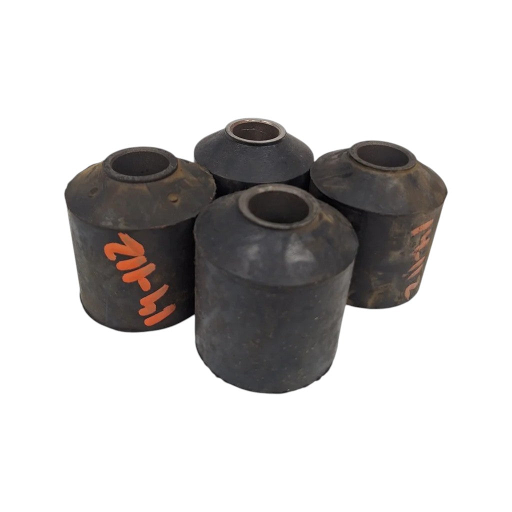 Four – Dexter 10K GD Rubber Spring Eye Bushing – 3/4" ID x 2" OD x 2-5/8" Long (014-112-00-4)