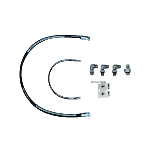 Stillwell Single 10K Dump Trailer Conversion Kit – 39" Hose Single Acting Hydraulic Jack Integration (02002-9001-0093)