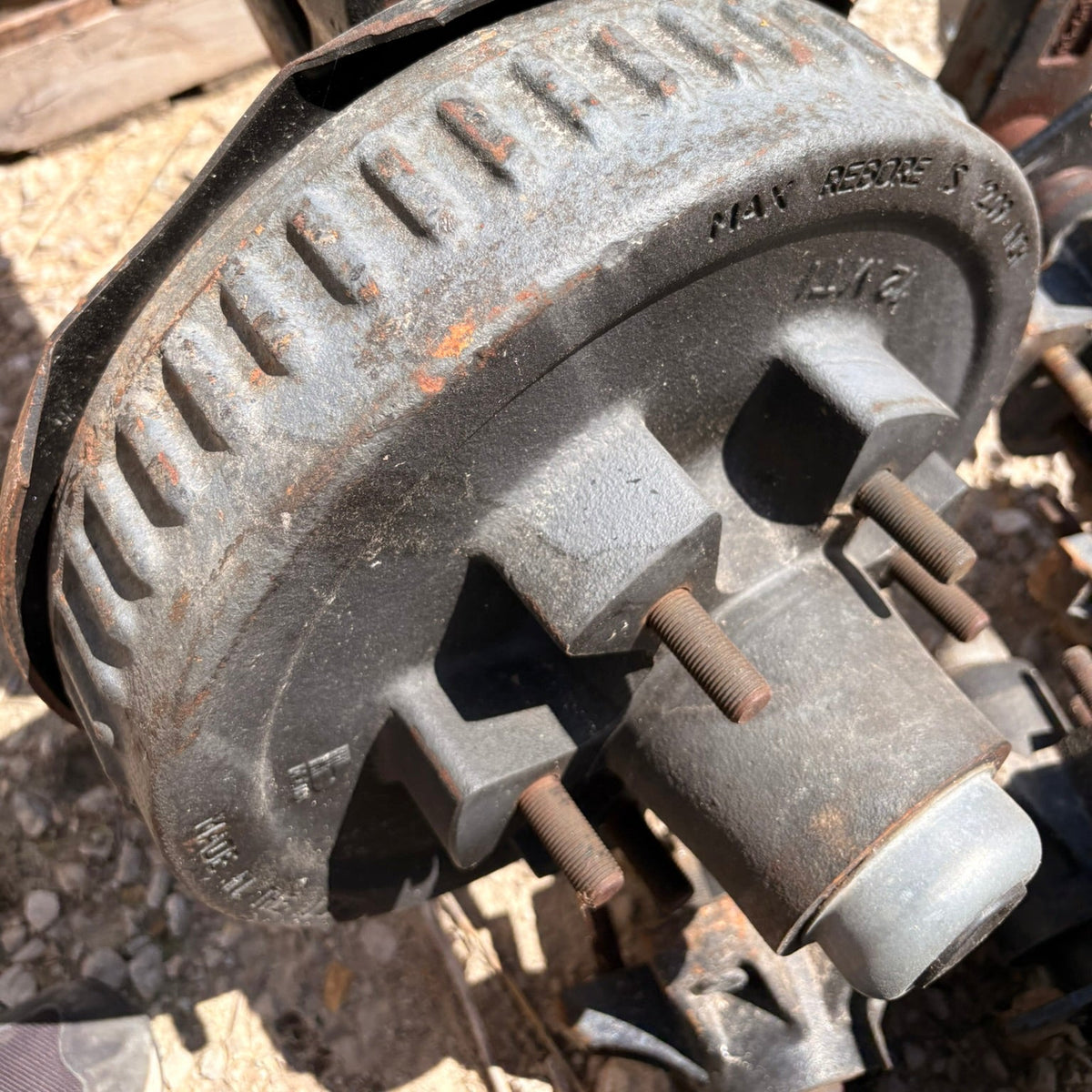 NEW Dexter #11 Torflex 5,200 lb Torsion Axle - 93.5" HF - 73" OB - 22.5° Up - Electric Brakes - 6 on 5.5