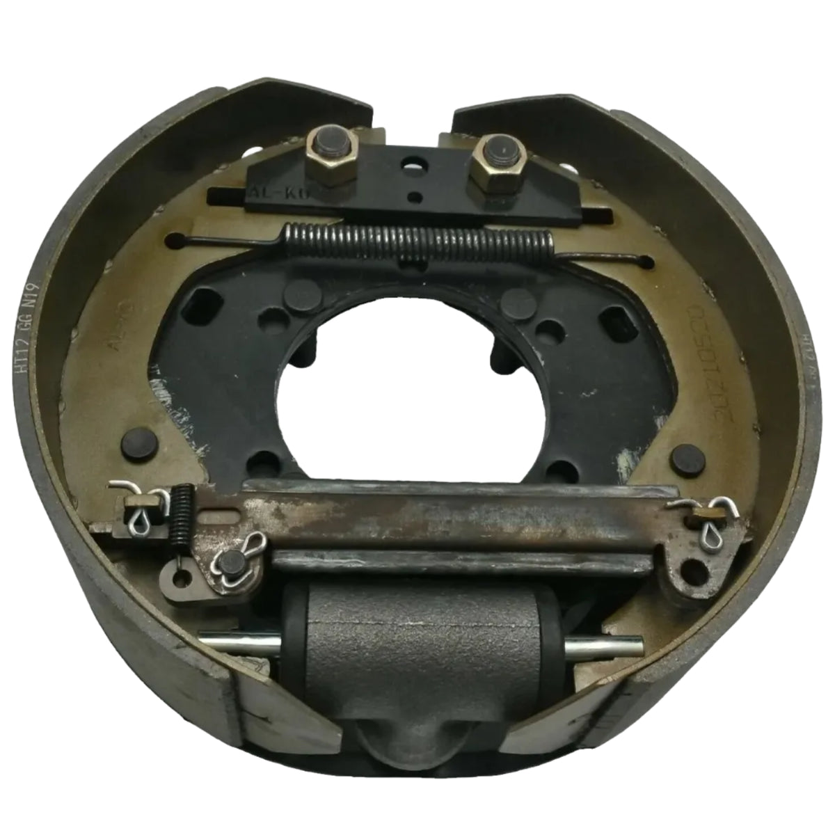AL-KO 12" x 3-3/8" Hydraulic Trailer Brake Assembly — 8,000 lb Axle - 4 Bolt (023-527-00)