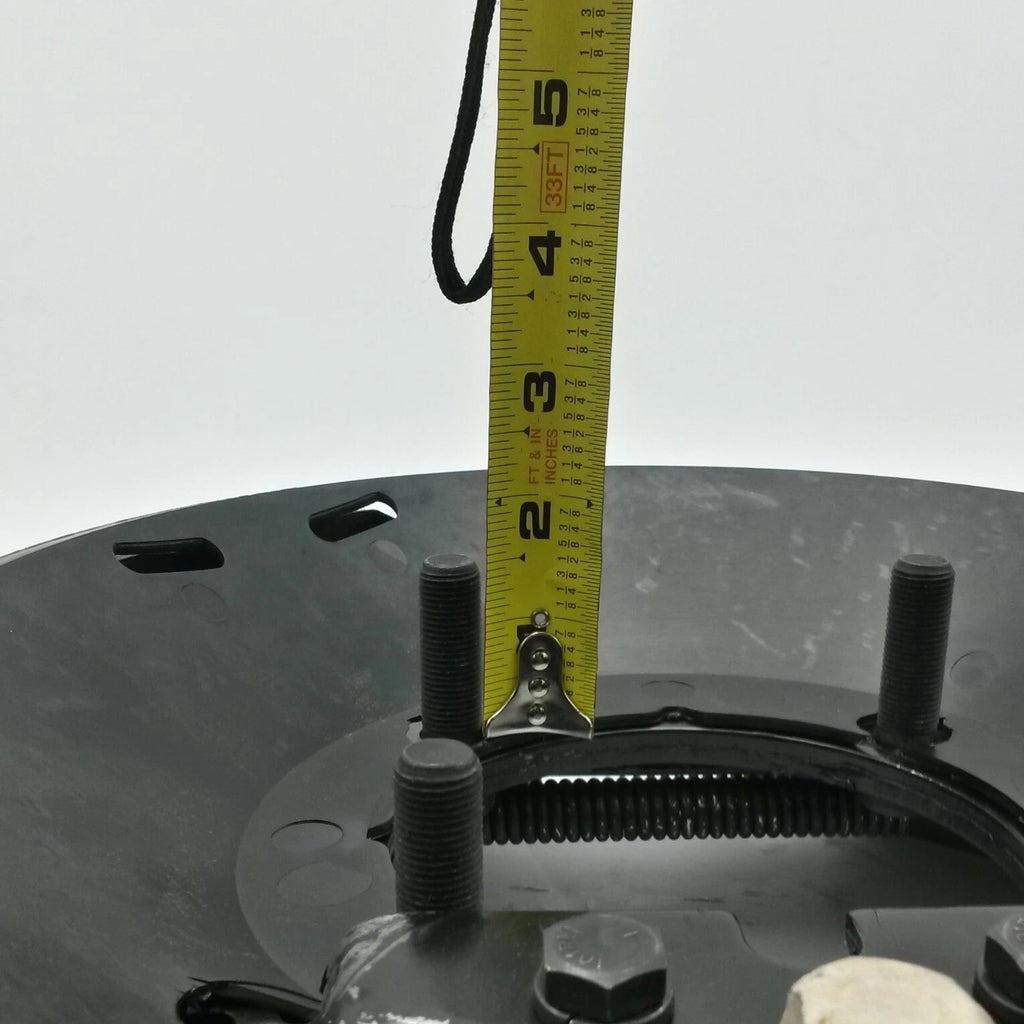 AL-KO 12" x 3-3/8" Hydraulic Trailer Brake Assembly — 8,000 lb Axle - 4 Bolt (023-527-00)