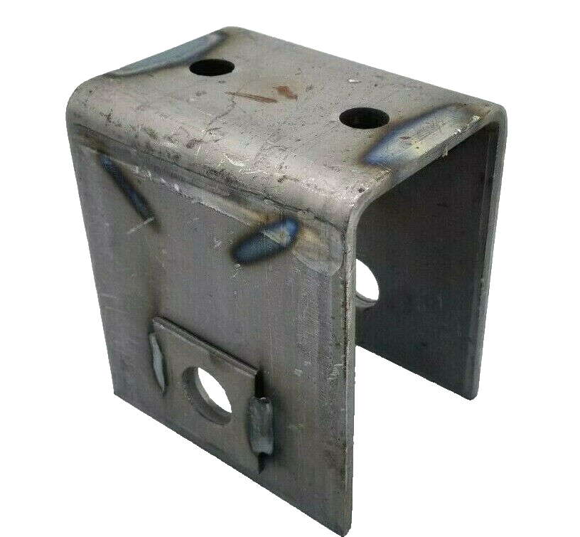 TWO (2) Center Suspension Hangers for 2.5" Leaf Springs — 4.5" Tall, 1" Bolt Hole (029-042-02x2)