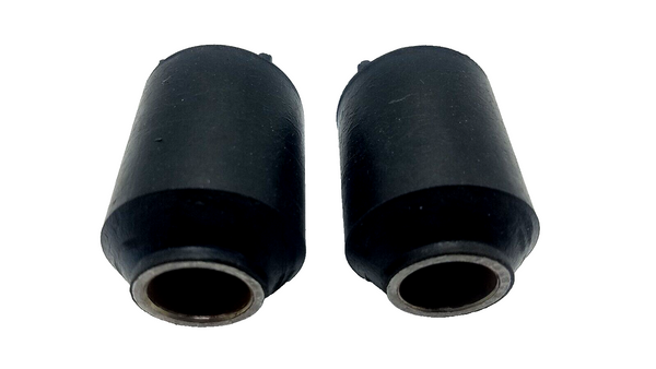 X2 (TWO) SPRING EYE BUSHING, .646 ID X 1.30 OD 2.18 LONG. STEEL/RUBBER/STEEL 9K 9000 fits 072-010-02 (014-073-01-LOTOF2)